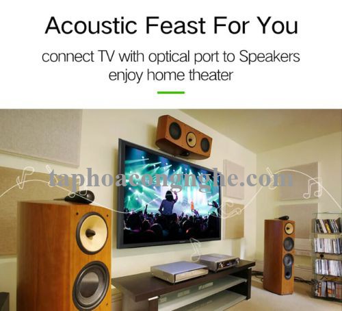 Ugreen 10541 3M màu Xám Dây cáp quang âm thanh 2 đầu dương AV108 30010541